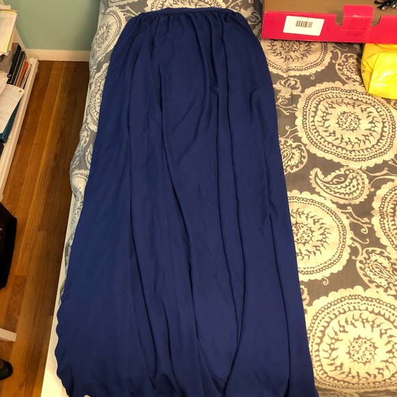 PROM GIRL 2 PIECE PROM DRESS. Royal blue - Picture 7 of 7